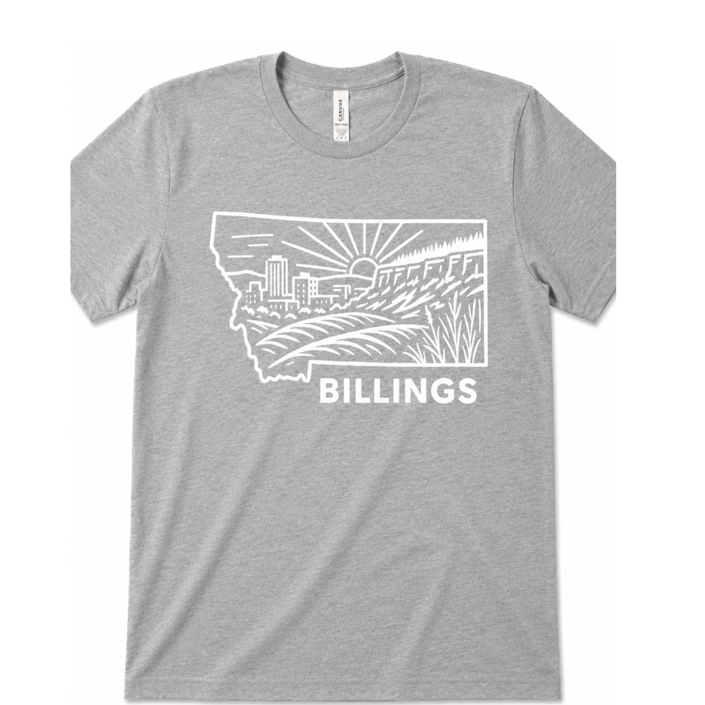 Home on the Rims Grey Tee