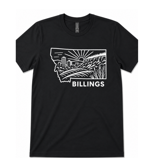 Home on the Rims Black Tee